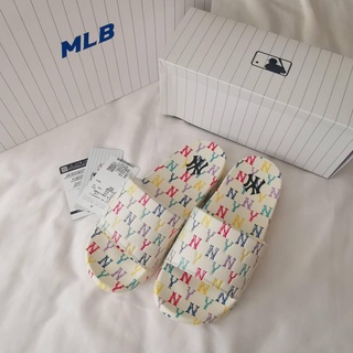 &lt;พร้อมส่ง&gt;รองเท้าแตะ MLB Monogram 2 สี