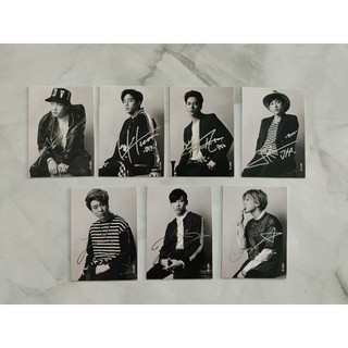 การ์ด star collection got7 rare silver stamping cards