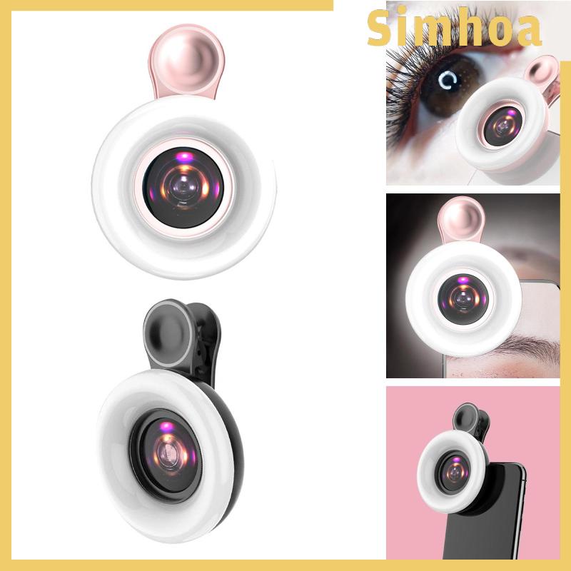 [SIMHOA] ไฟเติมแสงโทรศัพท์มือถือ LED 53 ดวง ขนาดเล็ก 15 ชิ้น สําหรับถ่ายภาพ Android