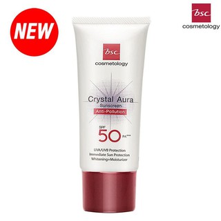 🌟 กันแดด เนื้อบางเบา บีเอสซี BSC CRYSTAL AURA SUNSCREEN SPF50 PA+++ 20กรัม