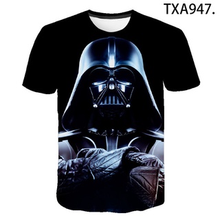 เสื้อยืดคอสเพลย์ แขนสั้น พิมพ์ลาย Star wars 3 มิติ แฟชั่นฤดูร้อน สําหรับผู้ชาย และผู้หญิง 2022