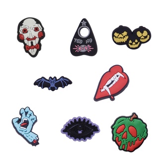 Croc Jibz Pins กระดุม จี้รูปรองเท้าฮาโลวีน น่ากลัว