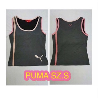 Puma Tank Bra มีฟองน้ำและช่องใส่ SzS อก32รอบตัว30 สภาพพอใช้