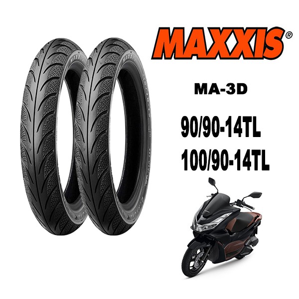 ยางนอกมอเตอร์ไซค์ขอบ14 90/90-14&100/90-14 ยี่ห้อ maxxis ma-3d(ยางนอกไม่ใช้ยางใน)