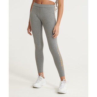 SUPERDRY CORE LEGGING - กางเกงเลกกิ้ง สำหรับผู้หญิง สี Dark Grey Marl