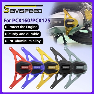 【SEMSPEED】ฝาครอบป้องกันเครื่องยนต์รถจักรยานยนต์ สําหรับ Honda PCX125 160 PCX125 PCX160 2021-2023