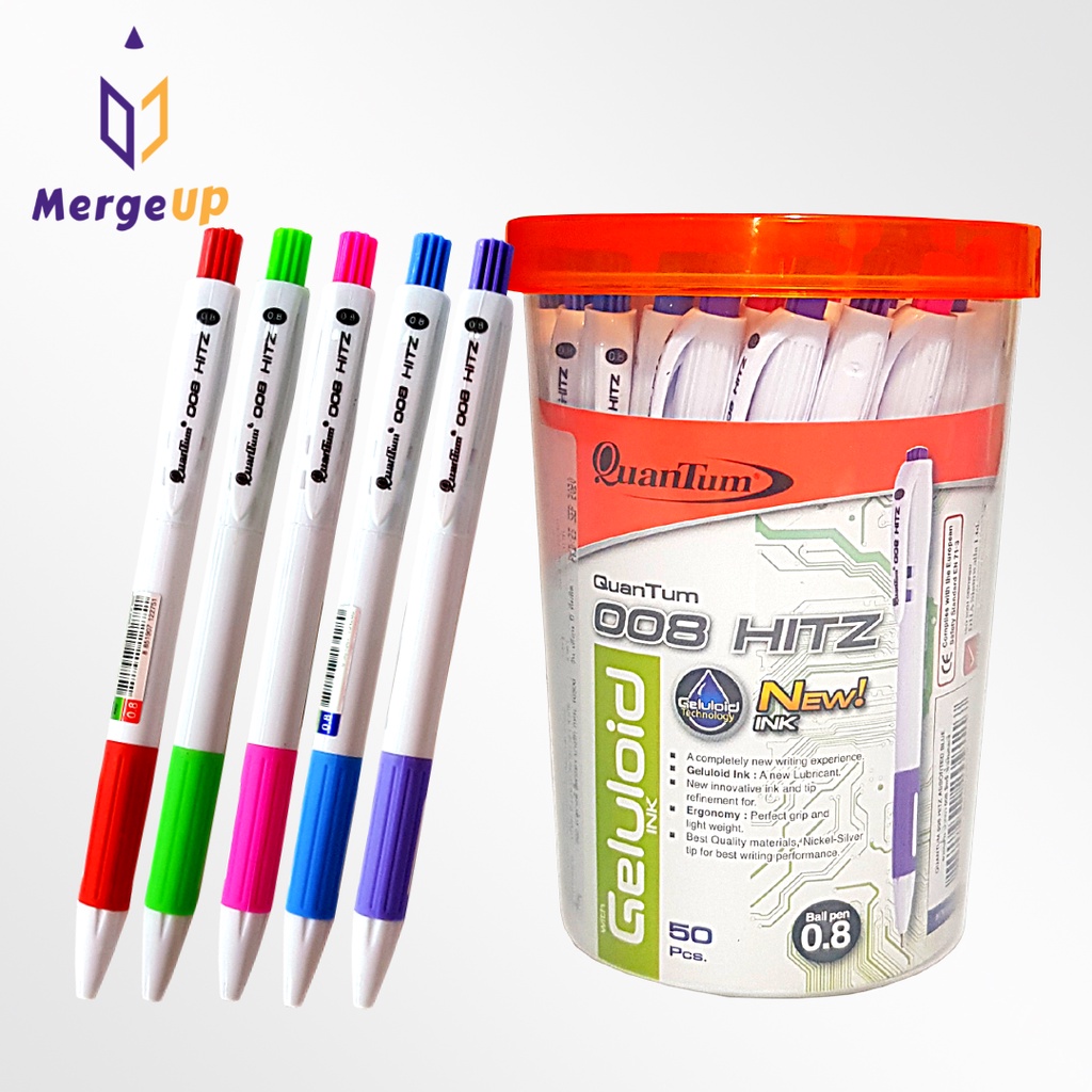 ปากกาลูกลื่น 0.8 008HITZ QUANTUM