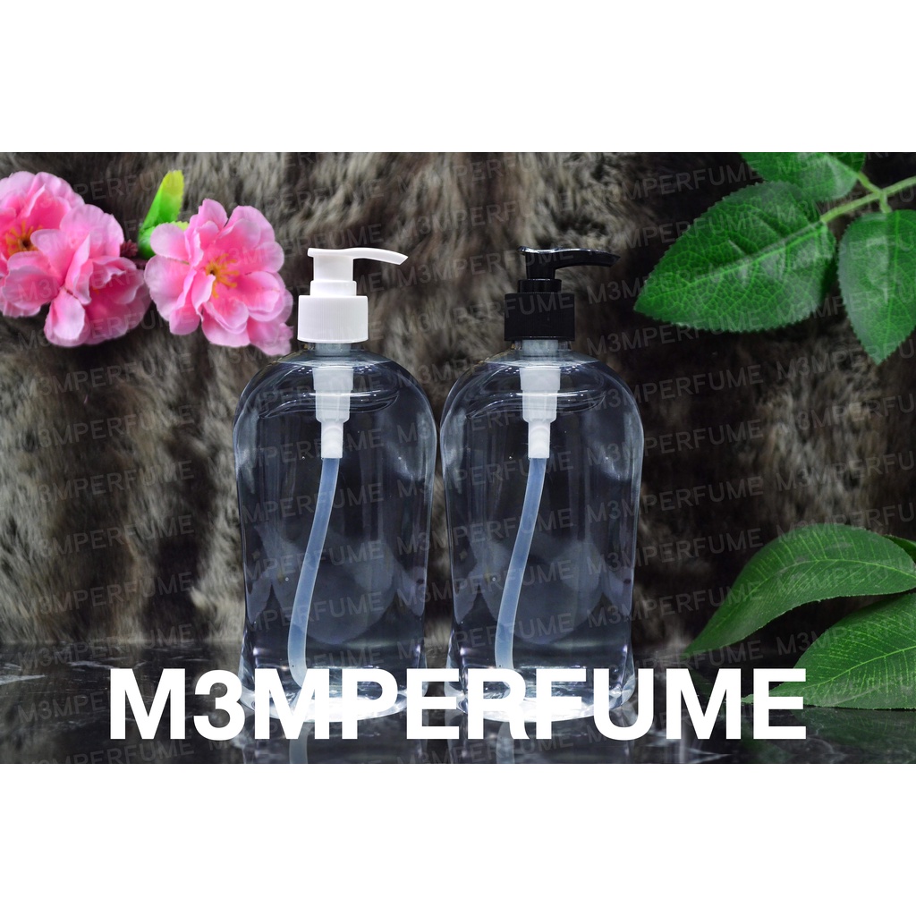 🔥 ขวดปั๊มดำ/ขาว ทรงโชกุน 500ml. [แพ็ค 10 ขวด  ]🔥