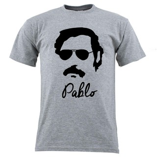 T-shirt  เสื้อยืดผู้ชาย Uomo No Happiness Narcos Serie Tv Plomo Plata Escobar Pablo FanS-5XL