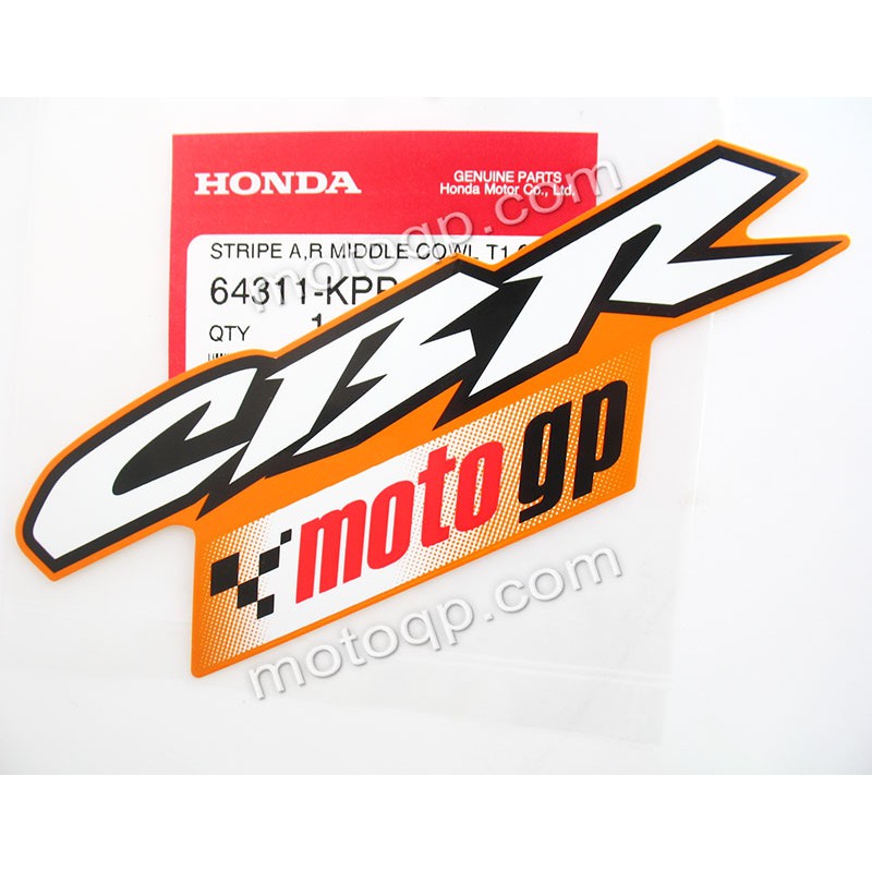 【 แท้ 】 ฮอนด้า สติกเกอร์ CBR MOTO GP โลโก้ แต่ง CBR150 R HONDA MotoGP Championship แต่งรถ Racing แข่งรถ ข้างขวา ตรา