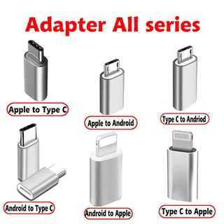 สายชาร์จ Micro USB to type-c แบบชาร์จเร็ว สําหรับ Android iOS ubs-c