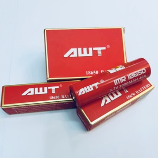 AWT 18650 3000mAh 40A (2ก้อน)