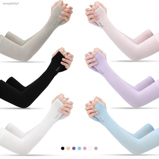 ปลอกแขนกันแดด❀[Unisex] Ice Sleeve Thin Summer UV Protection Sun Sleeve Protective Ice Silk Sleeve Arm Sleeve