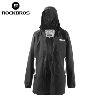 Rockbros เสื้อกันฝนมีฮู้ดกันน้ําระบายอากาศสําหรับผู้ชาย