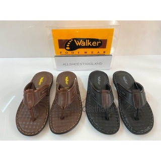 Walker wb 696 รองเท้าหนังแท้ หูหนีบ สำหรับผู้ชาย