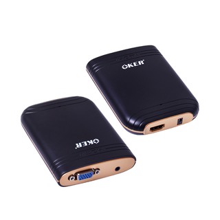 OKER VGA TO HDMI CONVERTER VH-022 สินค้ารับปรักัน 1ปี.