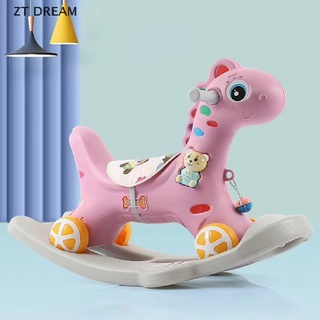 ZTD Baby Rocking Horse and Slide Childrens Swing Rocking Chair Home Toys Gifts 07