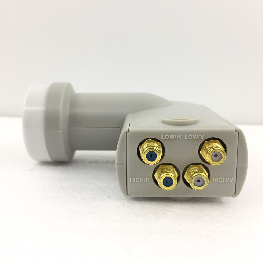 หัว LNB แยกสัญญาณ 4 ขั้ว รุ่น V/H รุ่น EM-705 Universal KU Quattro รองรับไทยคม 8