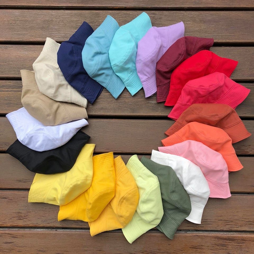 Bucket - หมวกบัคเก็ตมีสายคาดคาง ผ้าคัตตอน มีมากกว่า20สี - รูปที่ 3