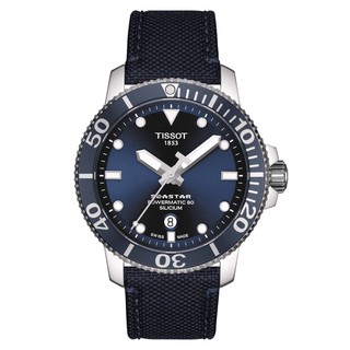 Tissot Seastar 1000 Powermatic ทิสโซต์ ซีสตาร์ 1000 สีน้ำเงิน น้ำเงิน T1204071704101 นาฬิกาผู้ชาย