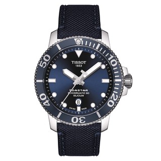 Tissot Seastar 1000 Powermatic ทิสโซต์ ซีสตาร์ 1000 สีน้ำเงิน น้ำเงิน T1204071704101 นาฬิกาผู้ชาย