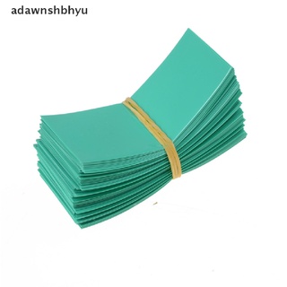 [adawnshbhyu] ท่อหดหุ้มแบตเตอรี่ PVC 18650 100 ชิ้น