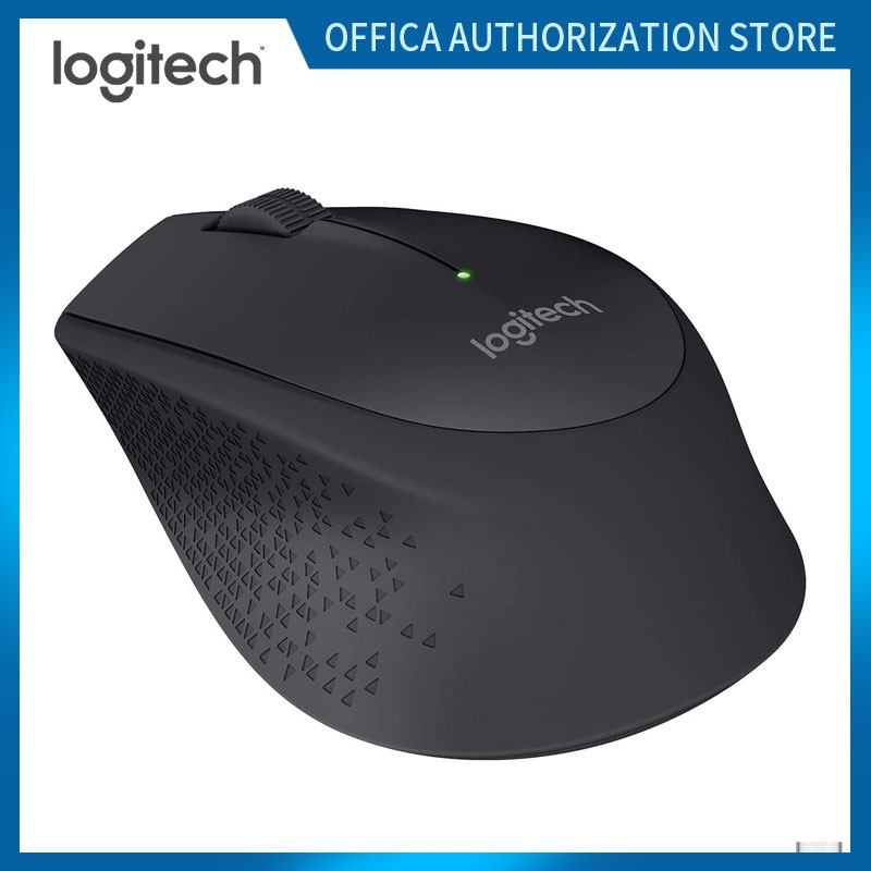 Logitech M330 Mute Wireless Mouse Office Gaming Laptop Desktop Home Replaceable Power Saving Battery USB Silent And Smoo