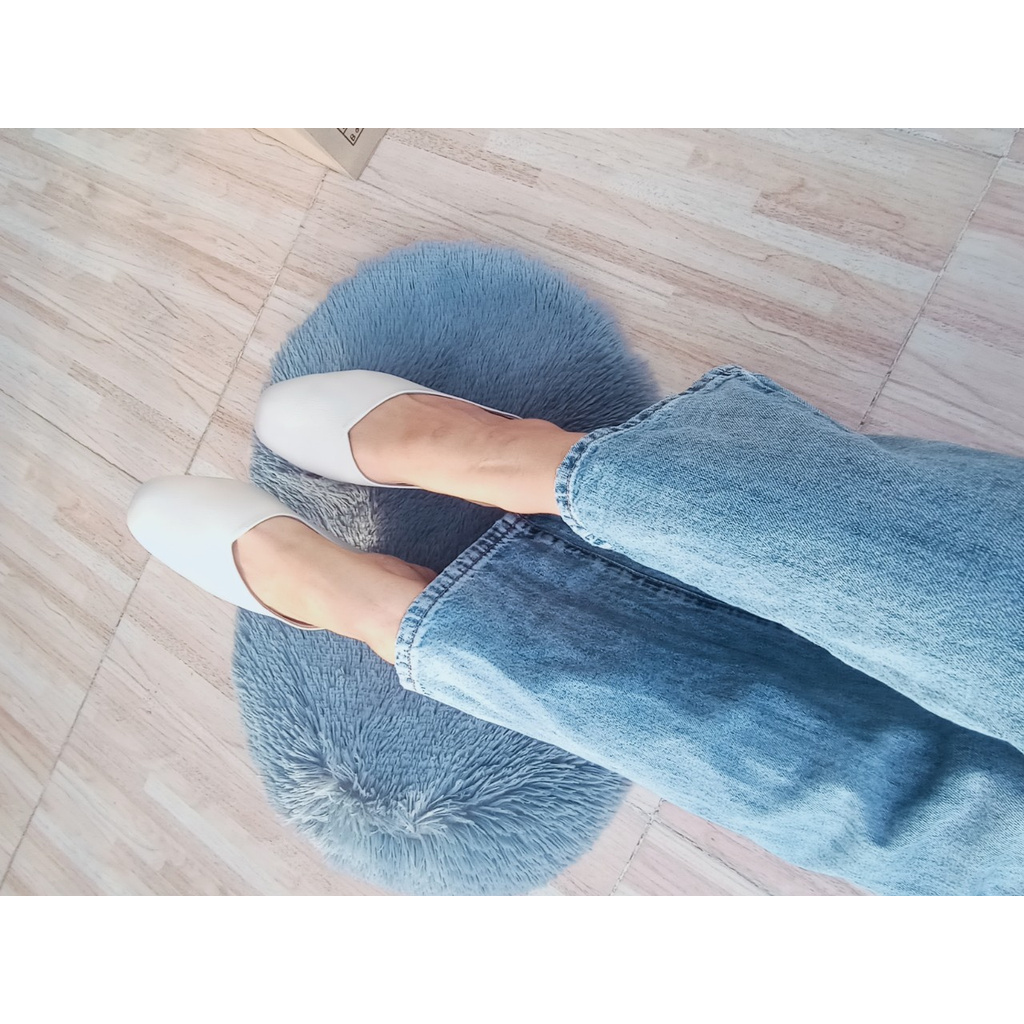 รองเท้าเปิดหลัง คนเท้าใหญ่ รองเท้าบิ๊กไซส์  Bigsize 37 - 48 Ladybigshoes B02 คนเท้าใหญ่อวบ ใส่สบาย
