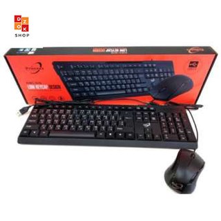 ชุดคีย์บอร์ด + เมาส์ Primaxx KMC-516 Waterproof Keyboard+Mouse USB