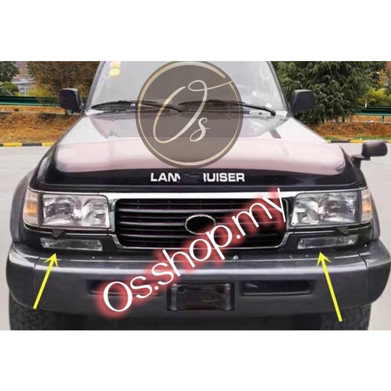 Toyota Land Cruiser Landcruiser LC80 FJ82 FJ80 HJ80 BJ80 ไฟสัญญาณกันชน Crystal Clear 1991 1992 1993 
