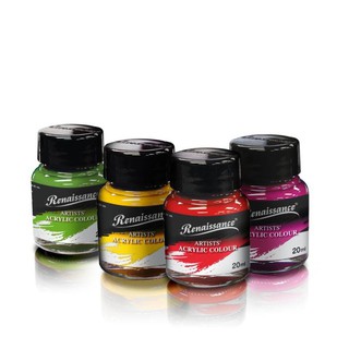 สีอะคริลิค Artists acrylic color เรนาซองซ์ ขนาด 20 ml.