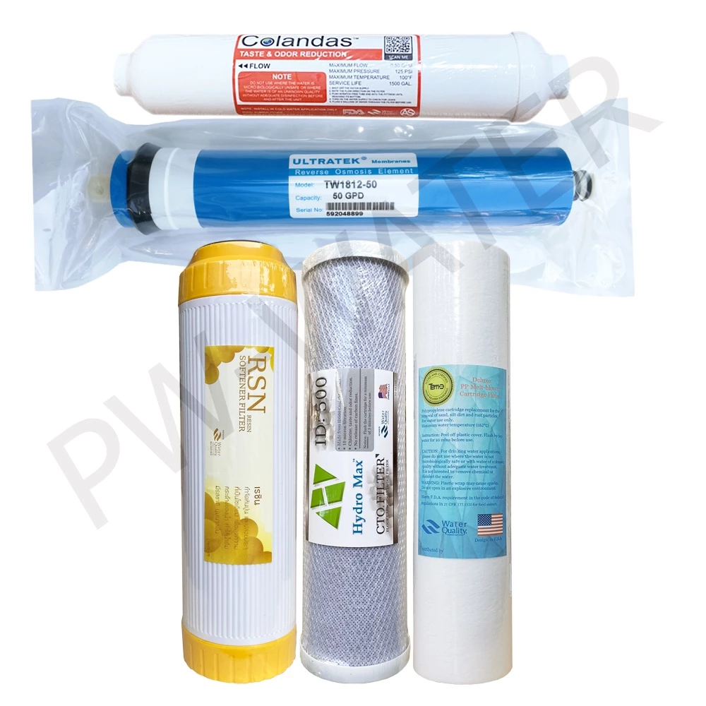 Colandas RO ไส้กรองน้ำดื่ม 5 ขั้นตอน 50 , 75 ,100 ,150GPD