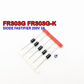 (จำนวน 5ชิ้น) FR303G FR303G-K R0G ไดโอด Diode Fast Recovery Rectifier 200V/3A