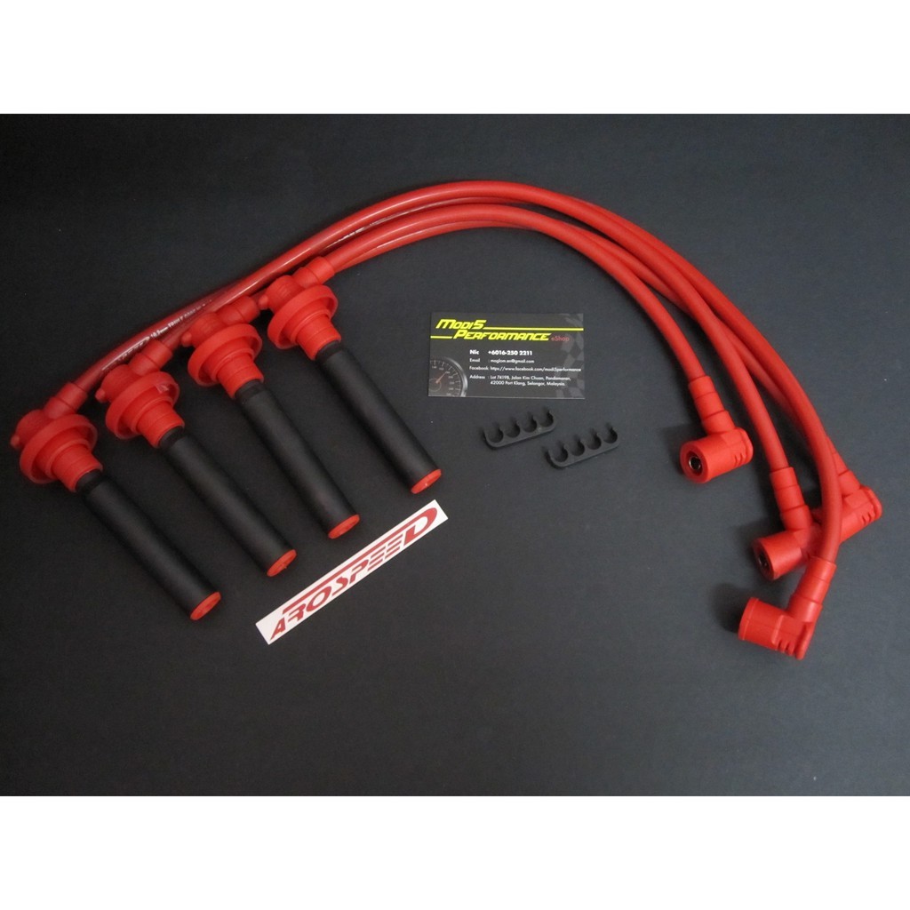 Honda Civic EF EG EK Integra DC2 B16 B18 B16A B18C Arospeed Plug Cable 3 Core 10.2mm