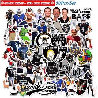 ❉ NFL Rugby - Series 03 NFL Legendary Rugby Team ： Oakland Raiders สติ๊กเกอร์ ❉ 50Pcs/Set Waterproof DIY Fashion Decals Doodle สติ๊กเกอร์