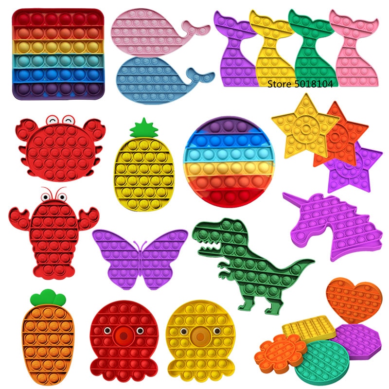 unicorn pop it fidget toy