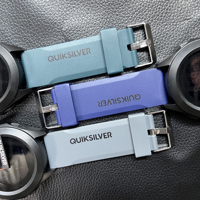 Quiksilver นาฬิกายางดิจิตอลกันน้ําสําหรับผู้ชายแฟชั่นกีฬา Jam Tangan Lelaki