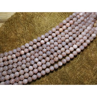 พีชมูนสโตน หรือซันสโตนแท้เส้นยาว (Peach moonstone)