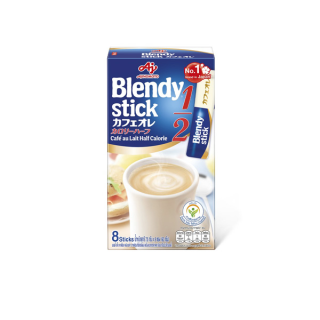 Blendy stick Café au Lait Half Calorie 8 stick 7.5G. เบลนดี้ สติ๊ก คาเฟโอเล ฮาฟแคลอรี 8 ซอง 7.5G.
