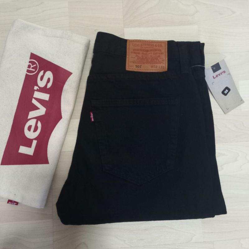 ยีนส์ Levi’s 501Big E รุ่น Premium SUPER BLACK