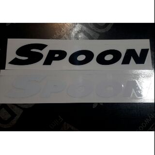 สติ๊กเกอร์ SPOON งานตัดไดรคัท