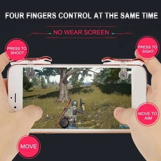จอยเกมส์มือถือ จอย PUBG กดได้ทั้ง ซ้าย-ขวา ปุ่มช่วยยิง Controller gamepad ปุ่มควบคุมเกม pubg จอยกินไก่