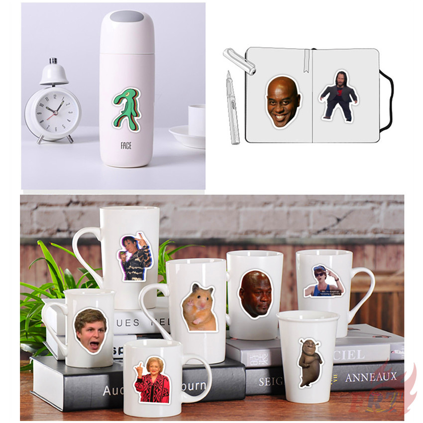 ❉ อินเทอร์เน็ตคนดัง Influencer ตลก Emoji Series 04 สติ๊กเกอร์ ❉ 50 ชิ้น/เซ็ต DIY แฟชั่นสติ๊กเกอร์ Doodle กันน้ํา - รูปที่ 5