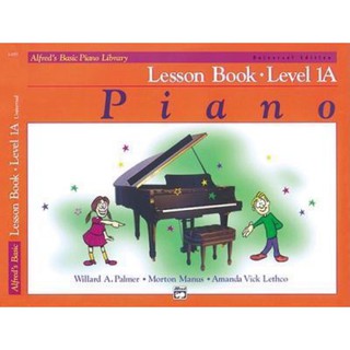 หนังสือเปียโน Alfred’s basic piano library : Lesson Book Level 1A (มาพร้อมCD)