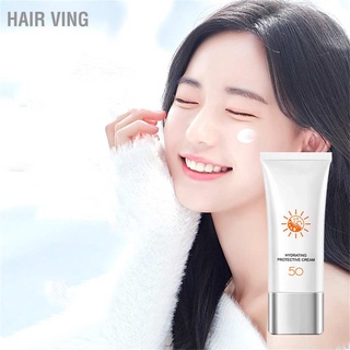 Hair Ving Spf50 ครีมคอนซีลเลอร์ โลชั่นไวท์เทนนิ่ง กันแดด ป้องกันรังสียูวี 50 มล.