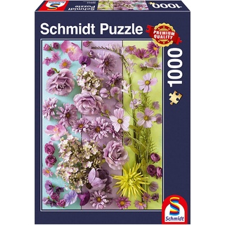 จิ๊กซอว์ Schmidt - Violet blossom  1000 piece  (ของแท้  มีสินค้าพร้อมส่ง)