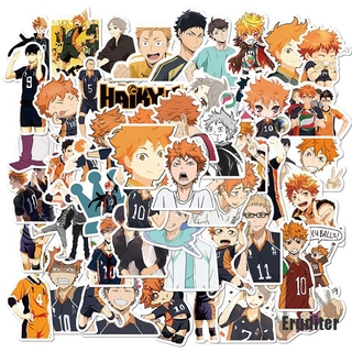 &lt;Eruditer&gt; สติกเกอร์กราฟฟิตี้ Haikyuu สําหรับตกแต่งสเก็ตบอร์ดกระเป๋าเดินทาง 52