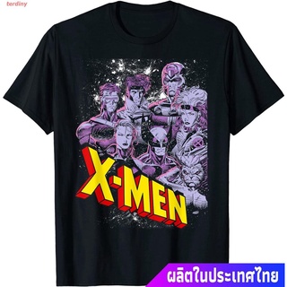 █♬♫♪♩ เสื้อยืดกีฬา Marvel X-Men Vintage Team Retro Graphic T-Shirt T-Shirt Mens Womens T-shirts