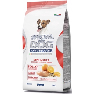 Monge Special Dog excellence Mini Adult อาหารสุนัขโตพันธุ์เล็ก 3 กก.