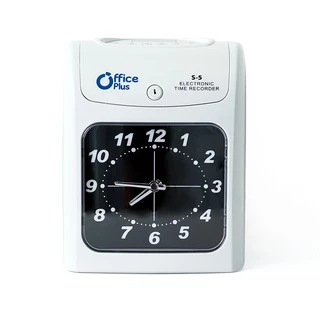 เครื่องตอกบัตร เครื่องตอกเวลา OfficePlus S-5 ฟรี! บัตรตอก + ผ้าหมึก เครื่องบันทึกเวลา Officeplus